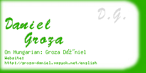 daniel groza business card